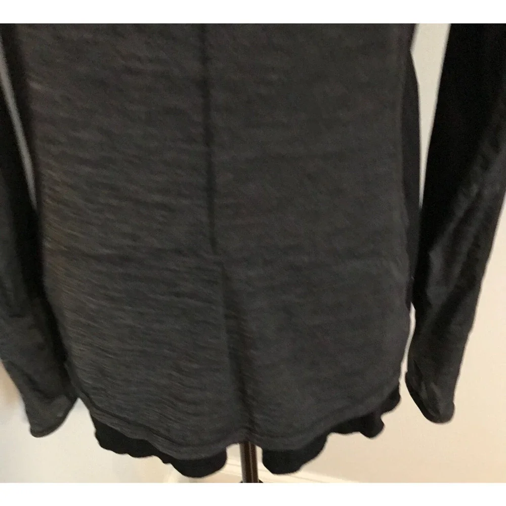 Lululemon Run in the Sun Hoodie 6 Black UPF Pullover Thumbholes